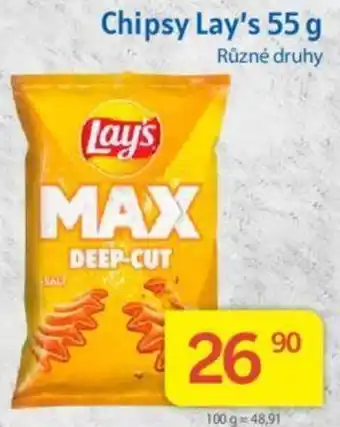 Kubík potraviny Chipsy Lay's 55 g nabídka