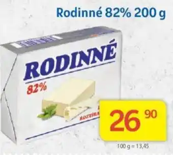 Kubík potraviny Rodinné 82% 200 g nabídka