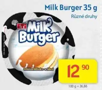 Kubík potraviny Milk Burger 35 g nabídka