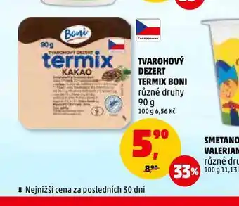 Penny Market Tvarohový dezert termix boni nabídka