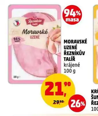 Penny Market Moravské uzené krájené nabídka