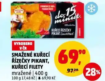 Penny Market Smažené kuřecí řízečky pikant nabídka