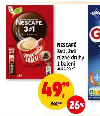 Penny Market Nescafé 3v1, 2v1 nabídka