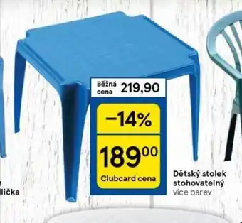 Tesco Dětský stolek nabídka