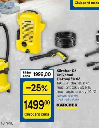 Tesco Karcher universal tlakový čistič nabídka