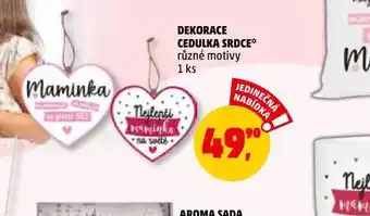 Penny Market Dekorace cedulka srdce nabídka