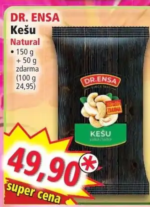 Norma DR. ENSA Kešu Natural nabídka