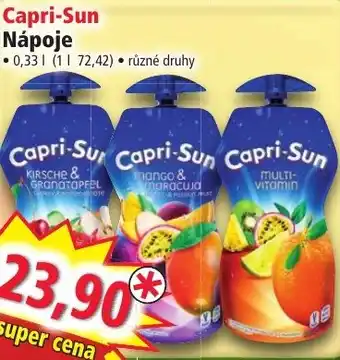 Norma Capri-Sun Nápoje 0.33L nabídka