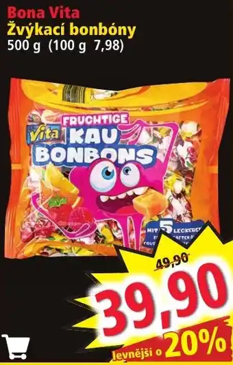 Norma Bona Vita Žvýkací bonbóny nabídka