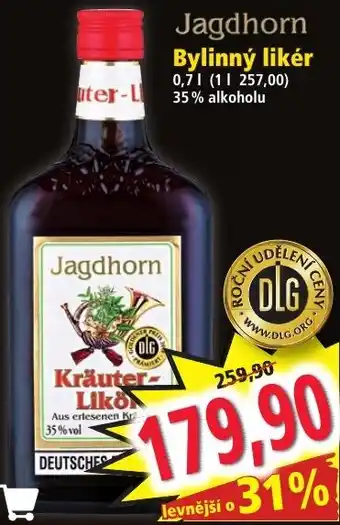 Norma Jagdhorn Bylinný likér 0.7L nabídka