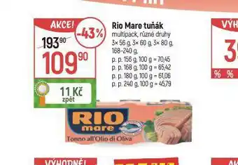 Globus Rio mare tuňák nabídka