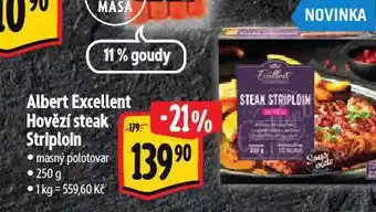 Albert Hovězí steak striploin nabídka