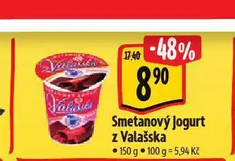 Albert Smetanový jogurt z valašska nabídka