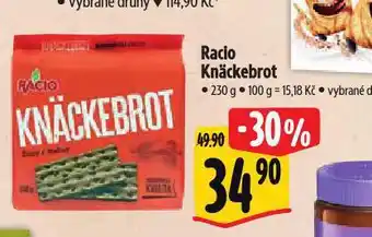 Albert Racio knackebrot nabídka