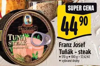 Albert Franz josef tuňák steak nabídka