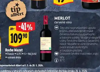 Albert Roche mazet merlot nabídka