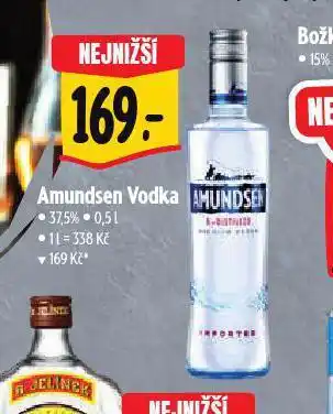 Albert Amundsen vodka nabídka