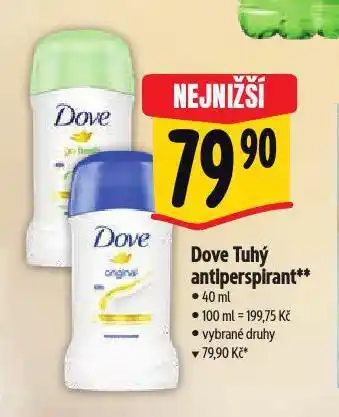 Albert Dove tuhý antiperspirant nabídka