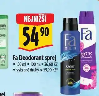 Albert Fa deodorant sprej nabídka