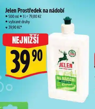 Albert Jelen prostředek na nádobí nabídka