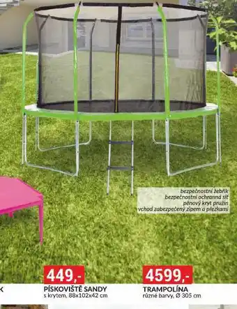 Baumax Trampolína nabídka