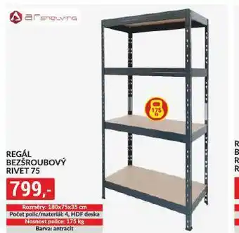 Baumax Regál bezšroubový nabídka