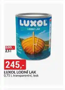 Baumax Luxol lodní lak nabídka