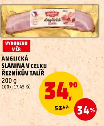 Penny Market ANGLICKÁ SLANINA V CELKU ŘEZNÍKŮV TALÍŘ nabídka