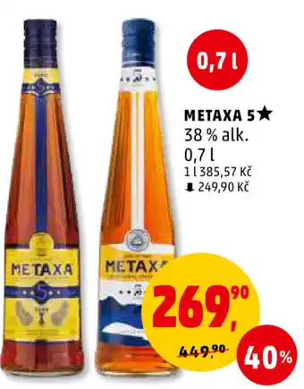 Penny Market METAXA 5 0.7L nabídka