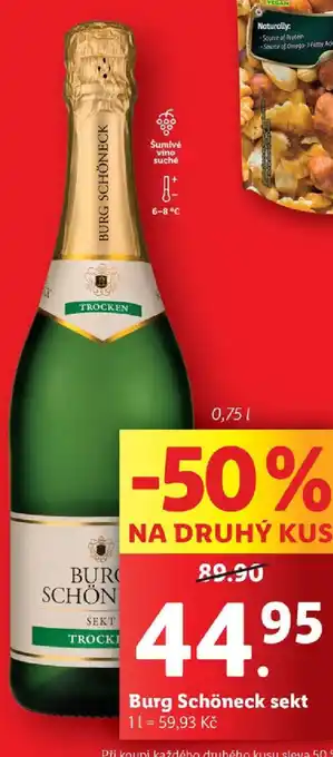 Lidl Burg Schöneck sekt nabídka