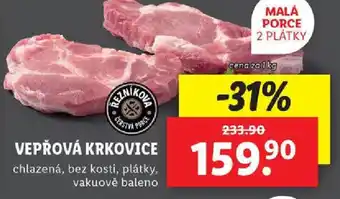 Lidl VEPŘOVÁ KRKOVICE nabídka