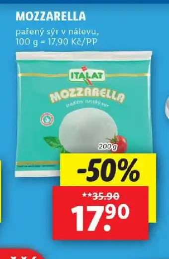 Lidl MOZZARELLA nabídka