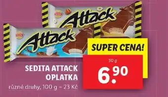 Lidl SEDITA ATTACK OPLATKA nabídka