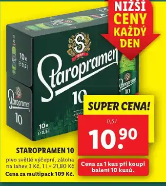 Lidl STAROPRAMEN 10 nabídka