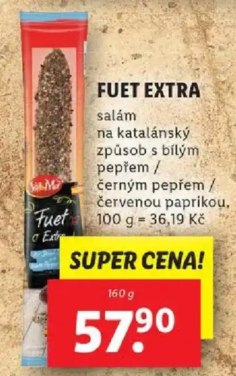 Lidl FUET EXTRA nabídka