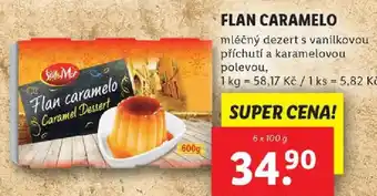 Lidl FLAN CARAMELO nabídka