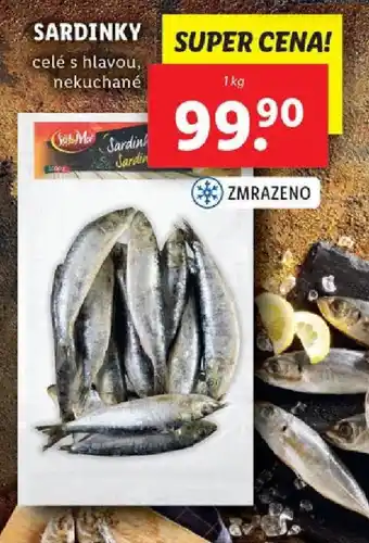 Lidl SARDINKY nabídka