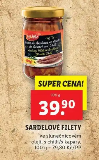 Lidl SARDELOVÉ FILETY nabídka