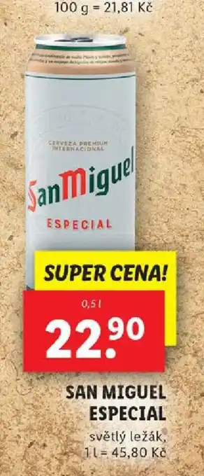 Lidl SAN MIGUEL ESPECIAL nabídka