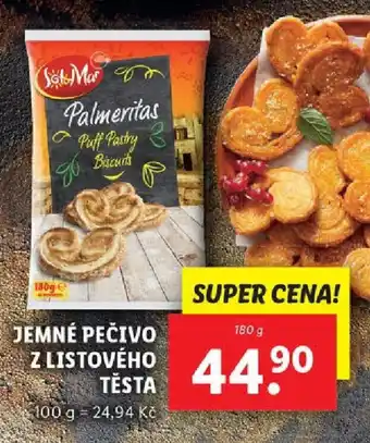 Lidl JEMNÉ PEČIVO Z LISTOVÉHO TĚSTA nabídka