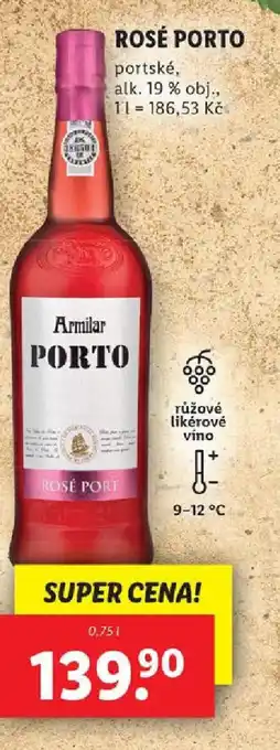 Lidl ROSÉ PORTO nabídka