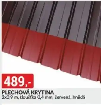 Baumax PLECHOVÁ KRYTINA nabídka