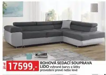 Baumax ROHOVÁ SEDACÍ SOUPRAVA LIDO nabídka