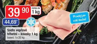 Qanto Sádlo vepřové hřbetní - kousky 1 kg nabídka