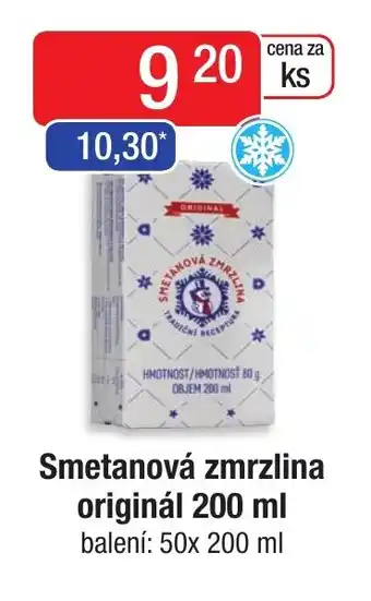 Qanto Smetanová zmrzlina originál 200 ml nabídka