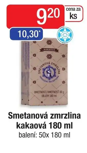 Qanto Smetanová zmrzlina kakaová 180 ml nabídka