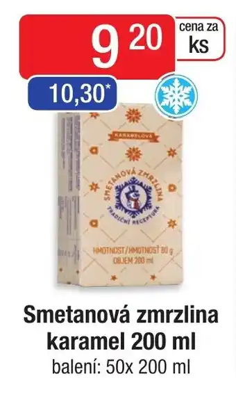 Qanto Smetanová zmrzlina karamel 200 ml nabídka