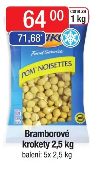 Qanto Bramborové krokety 2,5 kg nabídka
