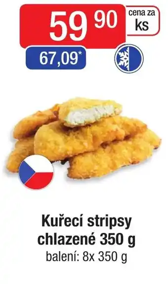 Qanto Kuřecí stripsy chlazené 350 g nabídka