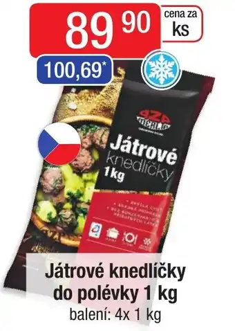 Qanto Játrové knedlíčky do polévky 1 kg nabídka